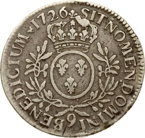 France Ecu 1726 9