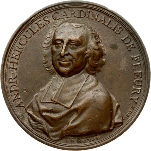 France Medal 1736 Andrea Ercole Cardinal of Flery