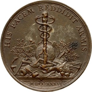 France Medal 1736 Andrea Ercole Cardinal of Flery