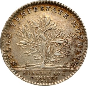 France Token Chambre aux deniers 1758