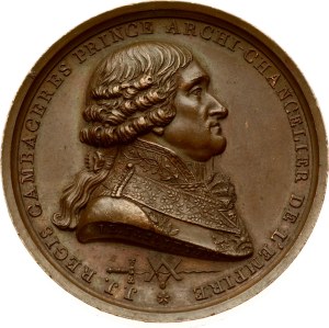 France Masonic Medal ND (1807) Jean-Jacques Regis