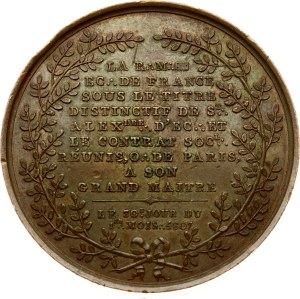 France Masonic Medal ND (1807) Jean-Jacques Regis