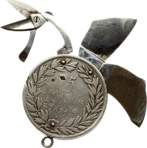 France Coin - knife 5 Francs 1831 D