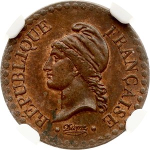 France 1 Centime 1849 A MS 62 RB
