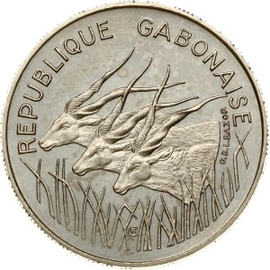 Gabon 100 franků 1971 Essai
