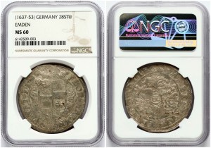 Germany Emden 28 Stuber ND (1637-1653) NGC MS 60