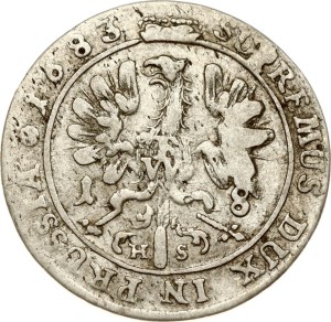 Germany Brandenburg-Prussia 18 Groschen 1683 HS
