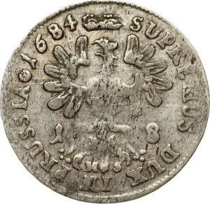 Germany Brandenburg-Prussia 18 Groscher 1684 HS