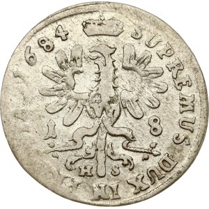Deutschland Brandenburg-Preußen 18 Groschen 1684 HS
