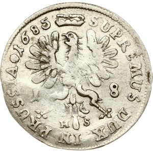 Deutschland Brandenburg-Preußen 18 Groschen 1685 HS