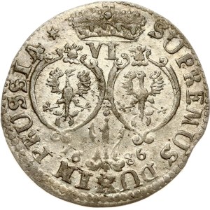 Deutschland Brandenburg-Preußen 6 Groschen 1686 BA
