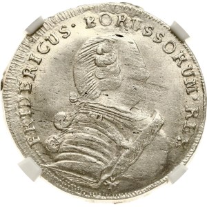 Germany Prussia 18 Groscher 1751 E NGC MS 63