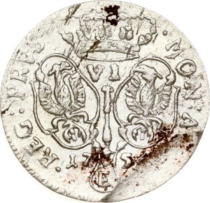Germany Prussia 6 Groscher 1754 E