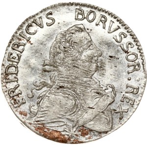 Germany Prussia 6 Groscher 1754 E