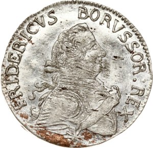 Germany Prussia 6 Groscher 1754 E