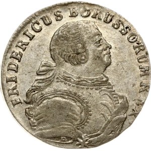 Deutschland Preußen 6 Groscher 1756 E