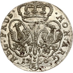 Deutschland Preußen 6 Groscher 1756 E