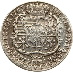 Germany Saxony Taler 1763 FWôF