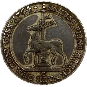 Germany Stolberg-Stolberg 2/3 Taler 1764 C