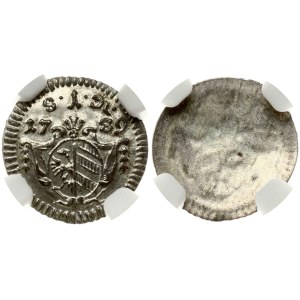 Germany Nurnberg 1 Pfennig 1789 NGC MS 65 TOP POP
