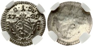 Germany Nurnberg 1 Pfennig 1789 NGC MS 65 TOP POP