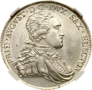 Germany Saxony Taler 1799 IEC NGC UNC Details