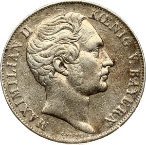 Germany Bavaria 2 Gulden 1855 Madonna Column