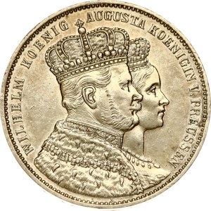 Germany Prussia Taler 1861 A Coronation