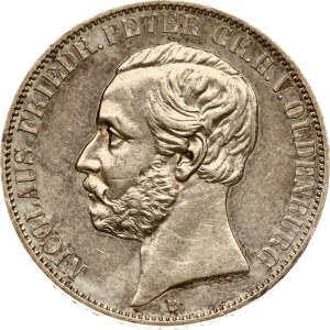 Germany Oldenburg Taler 1866 B