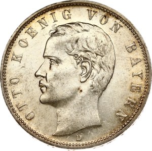 Germany Bavaria 5 Mark 1902 D