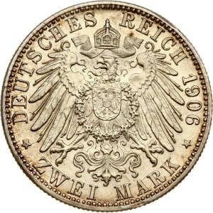 Germany Baden 2 Mark 1906 Golden Wedding