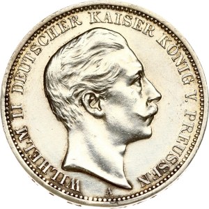 Germany Prussia 3 Mark 1908 A