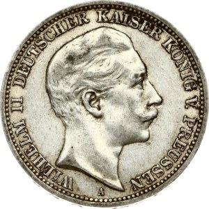 Germany Prussia 3 Mark 1909 A