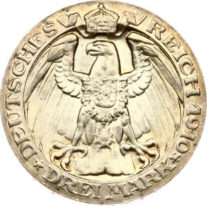 Germany Prussia 3 Mark 1910 A University of Berlin