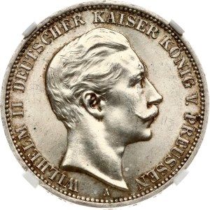 Germany Prussia 3 Mark 1912 A NGC MS 62