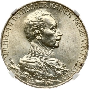 Germany Prussia 3 Mark 1913 A Reign NGC MS 64