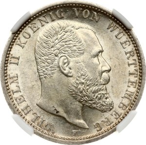 Germany Württemberg 2 Mark 1914 F NGC MS 62
