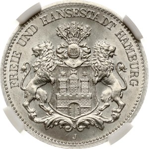 Germany Weimar Republic ½ Million Mark 1923 J NGC MS 65