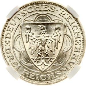 Germany Weimar Republic 3 Reichsmark 1927 A Bremerhaven NGC MS 64