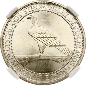 Germany Weimar Republic 3 Reichsmark 1930 F Liberation of Rhineland NGC MS 65