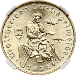 Germany Weimar Republic 3 Reichsmark 1930 D Walther von der Vogelweide NGC MS 65