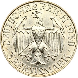 Germany Weimar Republic 3 Reichsmark 1930 A Graf Zeppelin