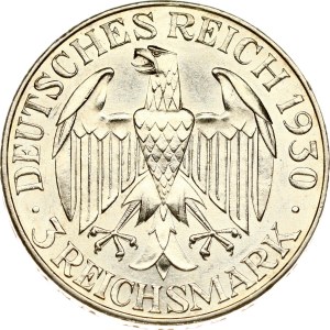 Germany Weimar Republic 3 Reichsmark 1930 F Graf Zeppelin