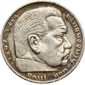 Germany Third Reich 5 Reichsmark 1935 A Hindenburg