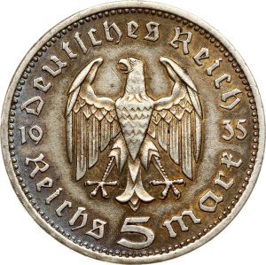 Germany Third Reich 5 Reichsmark 1935 A Hindenburg