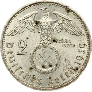 Germany Third Reich 2 Reichsmark 1939 A Hindenburg PCGS MS 63