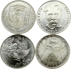 Germany Federal Republic 5 Mark 1969-1978 Lot of 4 coins