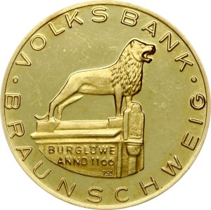 Germany Medal 1969 Volksbank Braunschweig Marienbrunnen Altstadtmarkt