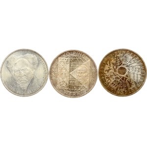 Germany Federal Republic 10 Mark 1988-1996 Lot of 3 coins