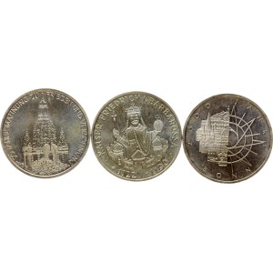 Germany Federal Republic 10 Mark 1989-1995 Lot of 3 coins